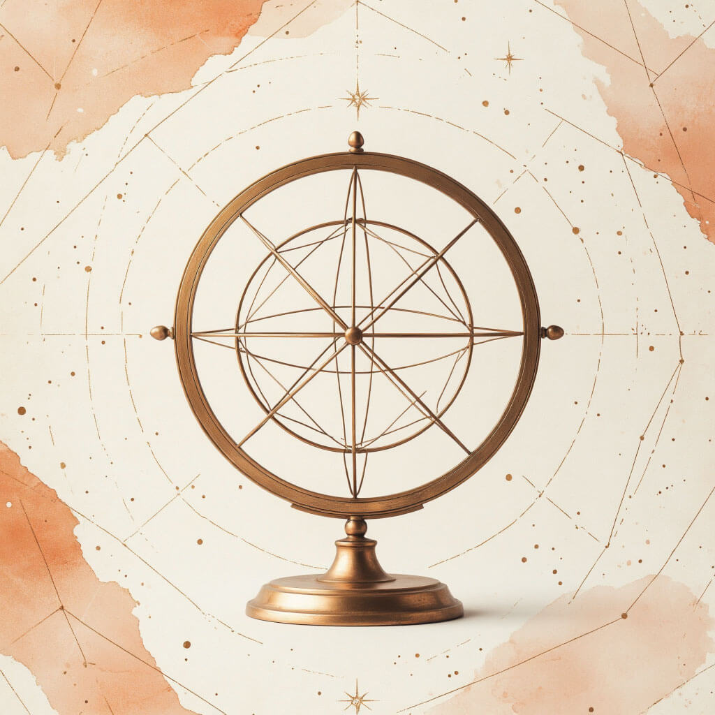 Composition céleste abstraite